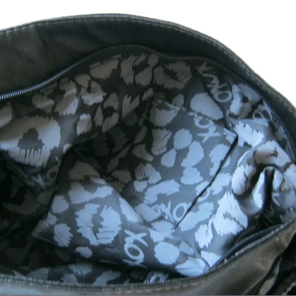 XOXO # XH50169 Intrigue Satchel Women Handbag Black - like New - Picture 6 of 7